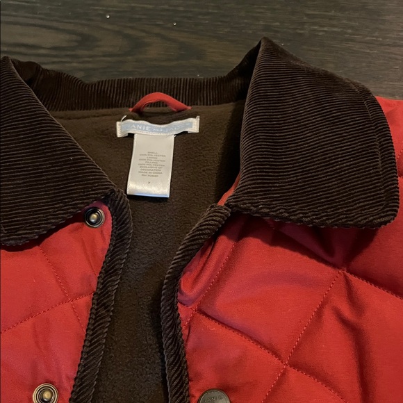 Kids Rust Orange Quilted Jacket - Picture 3 of 5